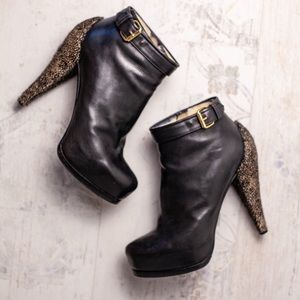 3.1 Phillip Lim Pony Hair Ankle Booties Leathe…